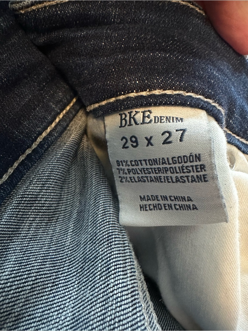 Parker Blue Washed Cropped Distressed Jeans - Picture 4 of 4